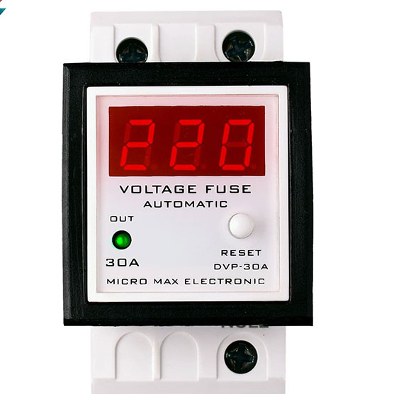 محافظ فیوز ولتاز دیجیتال 30 آمپر میکرو مکس (تک فاز) MICRO MAX