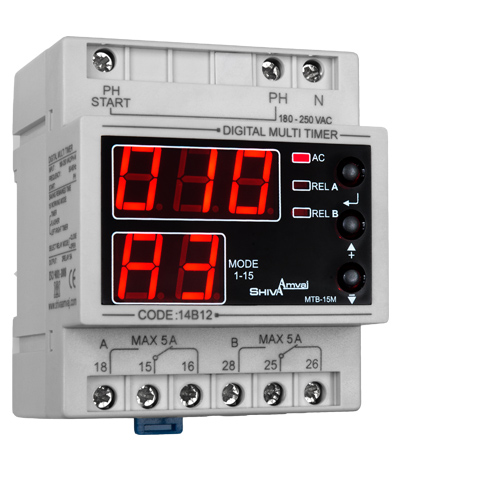 مولتی تایمر دیجیتال شیوا امواج