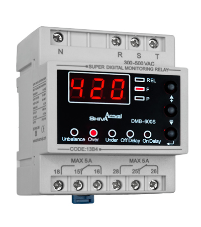 سوپر کنترل فاز دیجیتال شیوا امواج مدل DMB-600S و 13B4