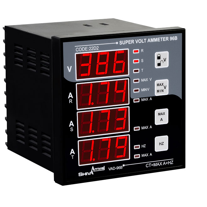 سوپر ولت آمپرمتر ۹۶B برند شیوا امواج