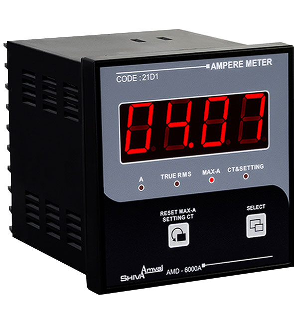 آمپر متر تکی 96 دیجیتال شیوا امواج