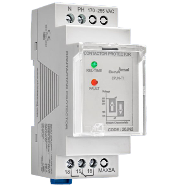 محافظ کنتاکتور تک‌ فاز سری N مدل CPJN-T180 شیوا امواج