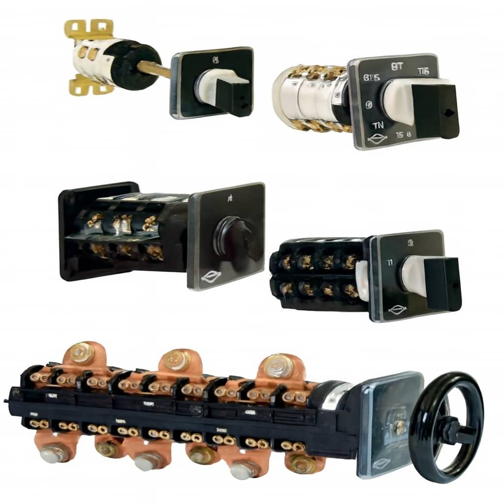 کلید گردان ستاره مثلث 200 آمپر کاوه مدل 20010