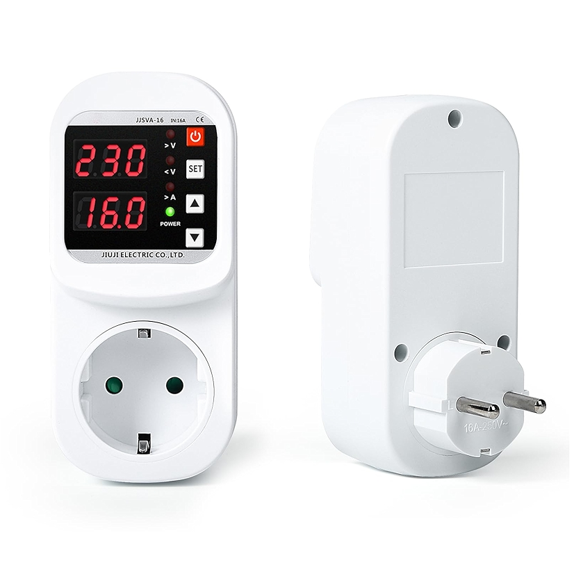 محافظ ولتاژ و جریان دو شاخه ای جیوجی JIUJI مدل JJSVA-16     