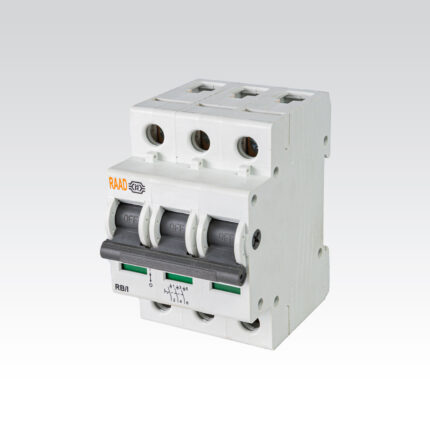 کلید ایزولاتور 3 پل رعد مدل RB/I - 3P - 63 A
