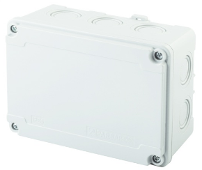 جعبه تقسیم با درب مات ( ABS ) ابعاد 75×120×160 پارسا