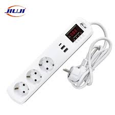 سه خانه محافظ ولتاژ و جریان قابل تنظیم دارای پورت USB و TYPE-C جیوجی JIUJI     