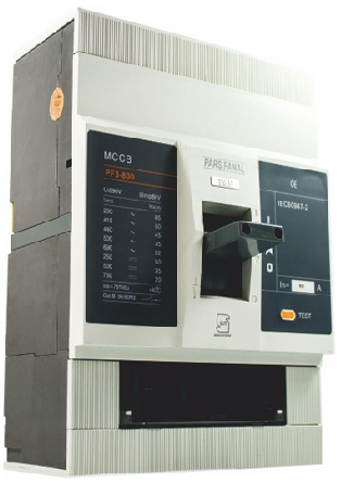 کلید اتوماتیک ( کمپکت ) 400 آمپر ( قابل تنظیم ) پارس فانال مدل PF3N-630-ADJ