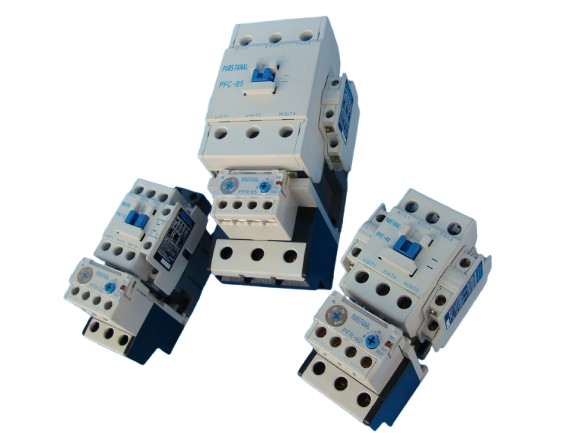 کنتاکتور ( 110 کیلووات ) ( AC3 220 A ) ( AC1 270 A ) ( ولتاژ بوبین AC 110-220-380 ) ( 2 باز + 2 بسته ) پارس فانال مدل PFC-220