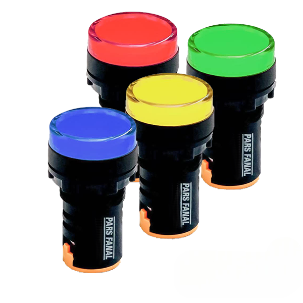 چراغ سیگنال مولتی ولت 22mm/12-220VAC/DC پارس فانال PFS-56