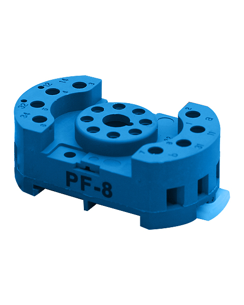 سوکت رله شیشه ای 11 پایه پارس فانال مدل PF-11PIN