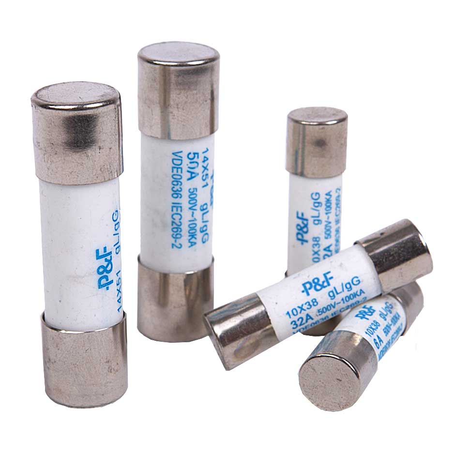 فیوز سیگاری پارس فانال مدل Cylindric Fuse 22*58 ( Double Caps )